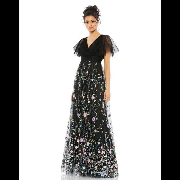 mac duggal dress size 18 - Picture 3 of 9